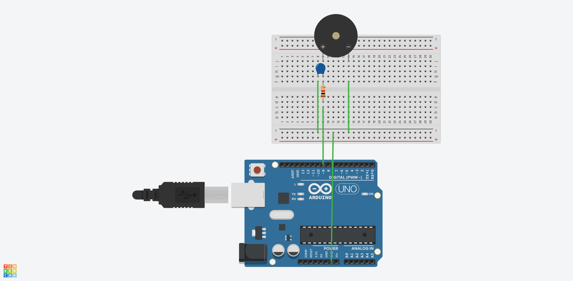 DAC schematic for Arduino